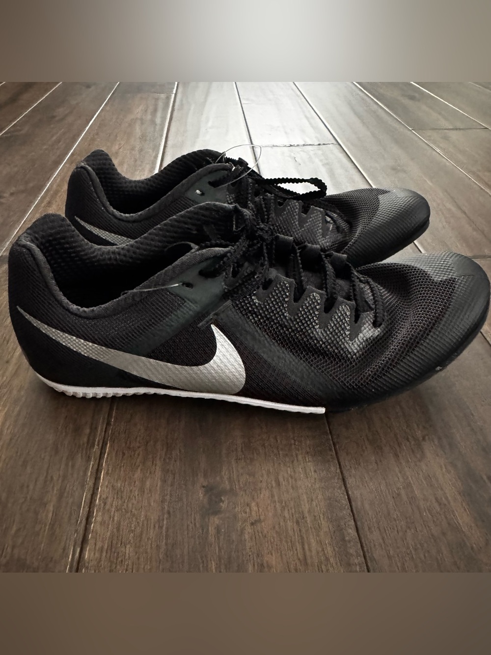Nike Zoom Rival Multi Track & Field Shoes Men’s 9 Black Silver DC8749-001 NWOT